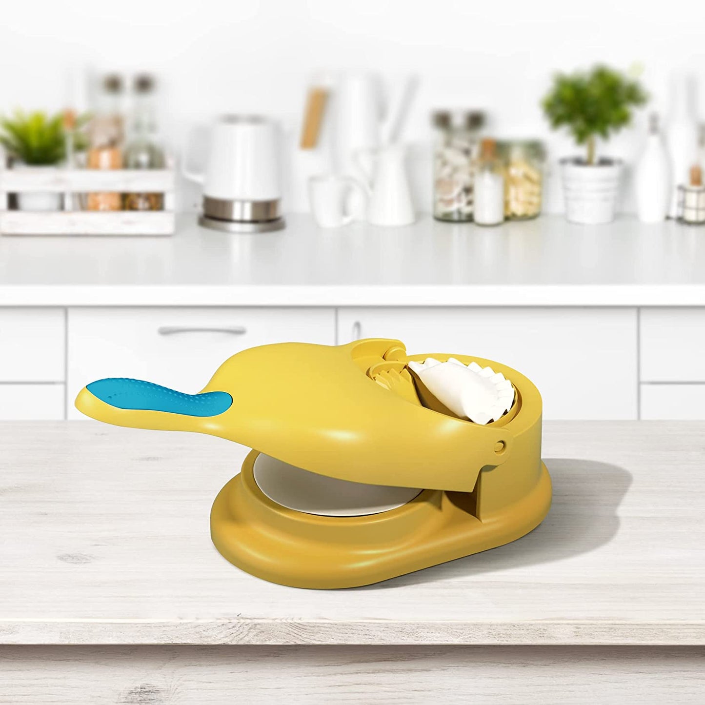 2-in-1 Dumpling & Samosa Maker | Fast & Easy Manual Press for Perfect Dumplings, Momos, Ghughra & Ravioli – A Must-Have for Every Kitchen!