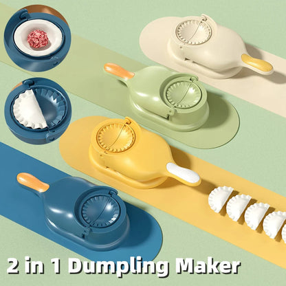 2-in-1 Dumpling & Samosa Maker | Fast & Easy Manual Press for Perfect Dumplings, Momos, Ghughra & Ravioli – A Must-Have for Every Kitchen!