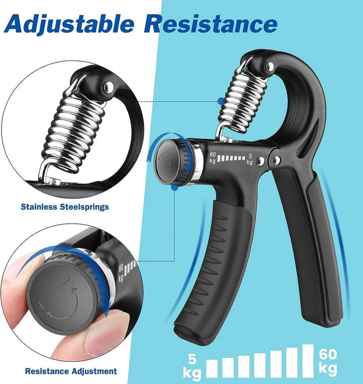 Adjustable hand gripper